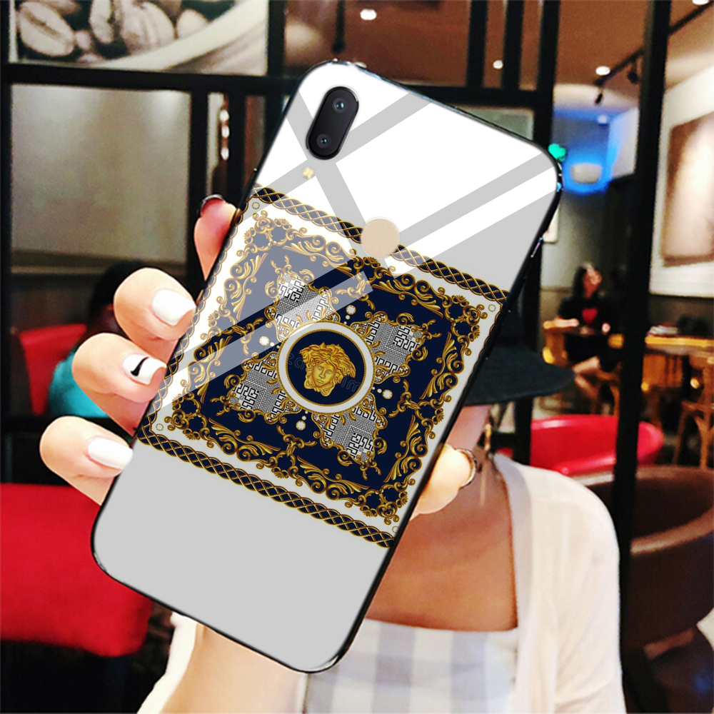 Q109 Versace Medusa Red Xiaomi Redmi Note 5 6 7 8 9 Pro Max Tempered glass Soft Case | BigBuy360 - bigbuy360.vn