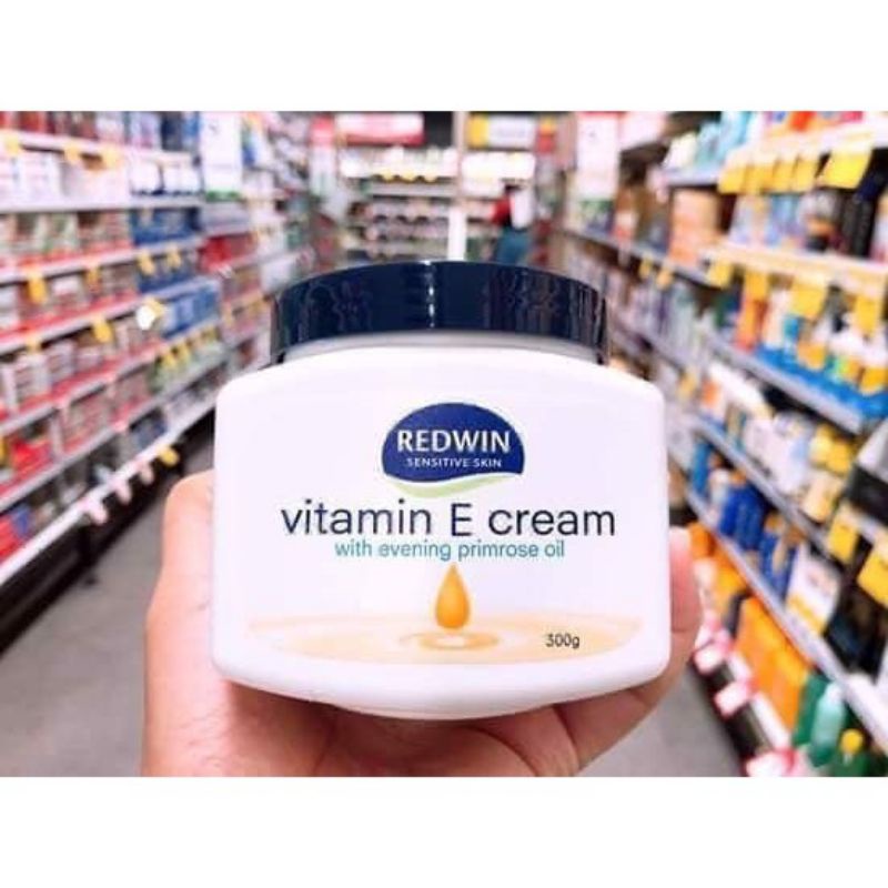 0Kem dưỡng da mềm mịn REDWIN Vitamin E Cream 300g