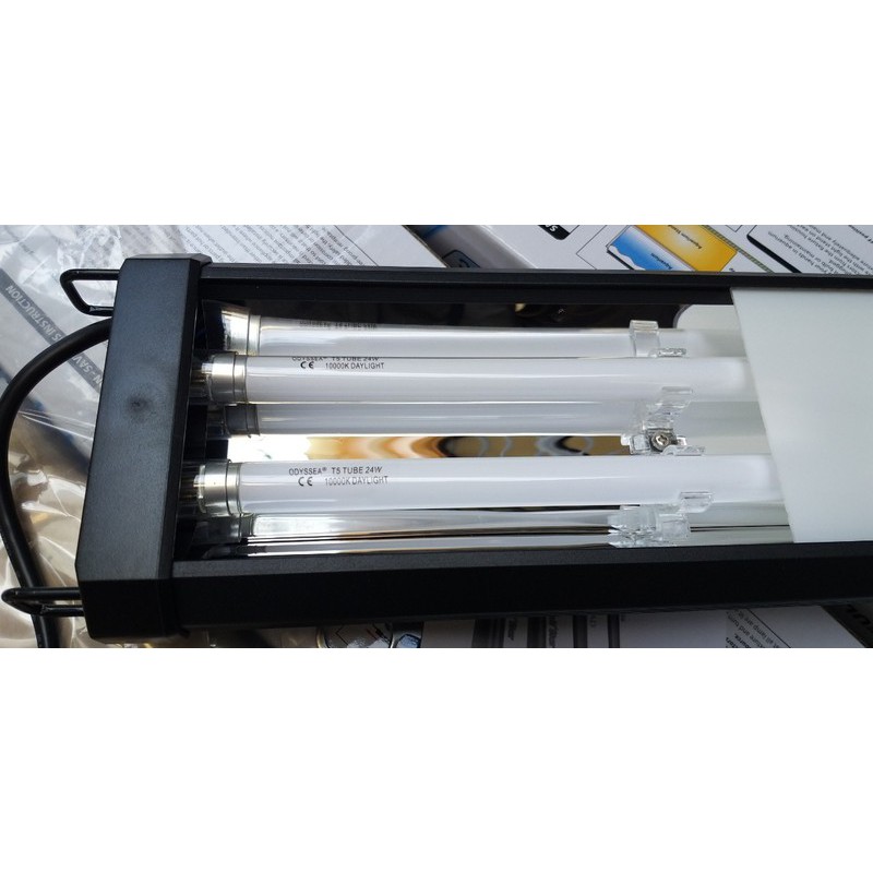 Đèn ODYSSEA T5HO 2 bóng dùng cho hồ từ 60 đến 80cm, đèn chuyên dụng hồ thuỷ sinh