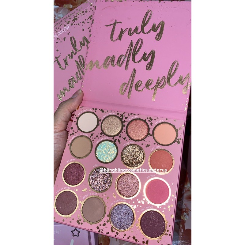 [SALE30%]Bảng phấn Colourpop Truly Madly, It’s All Good, Bare Necessities, Stone Cold, You're Golden | BigBuy360 - bigbuy360.vn