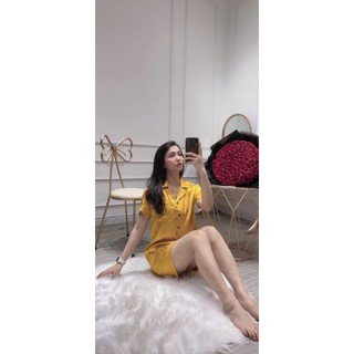 [Ảnh thật] Bộ ngủ pijama lụa nhiều màu, Bộ pyjama lụa satin basic