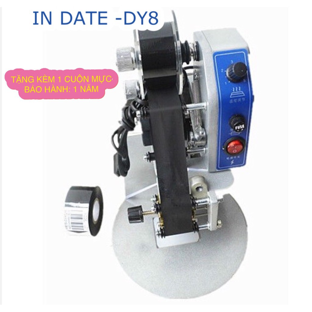 (Tặng 1 Cuộn Mực 40k) Máy in hạn sử dụng - Máy in Date DY-8 | BigBuy360 - bigbuy360.vn