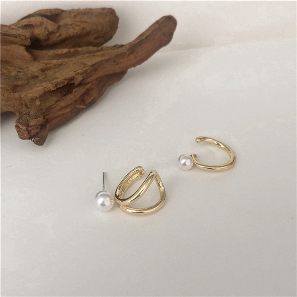 Cod Qipin Bộ 3 Khuyên Tai Đính Ngọc Trai Nhân Tạo Thời Trang