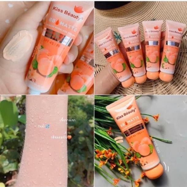 Kem nền BB Cream đào 2in1 của Kiss Beauty