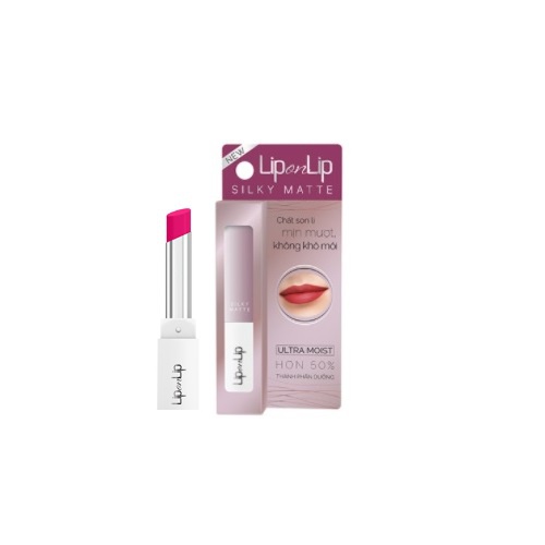 Son lì siêu mịn dưỡng tối ưu Lip On Lip Silky Matte 2,2g | BigBuy360 - bigbuy360.vn