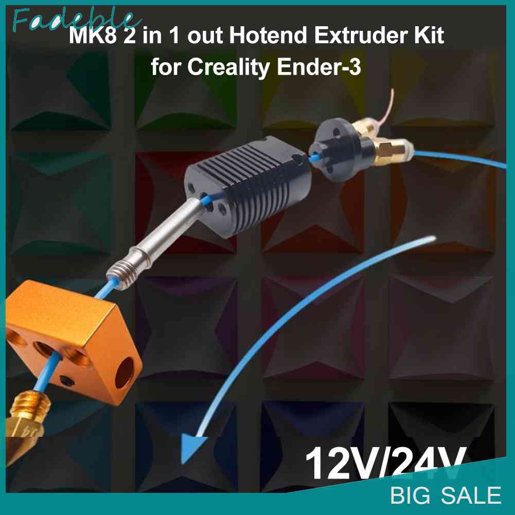 Bộ Đầu Đùn Mk8 2 Trong 1 Cho Máy in 3D Creality Ender-3/CR-10