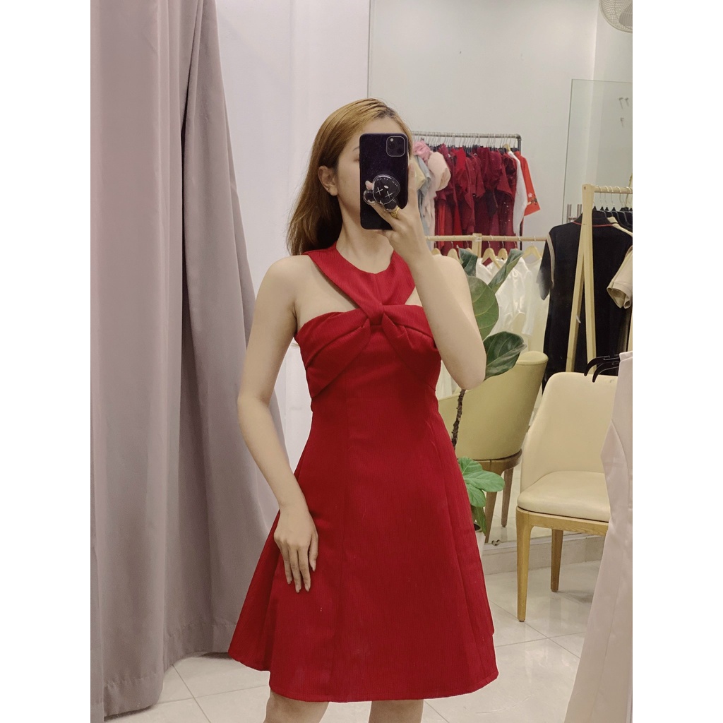 Đầm dự tiệc chéo cổ sang trọng - Nato Dress