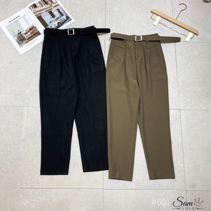 QUẦN TÂY, QUẦN BAGGY KÈM ĐAI PHONG CÁCH HÀN QUỐC MS21617
