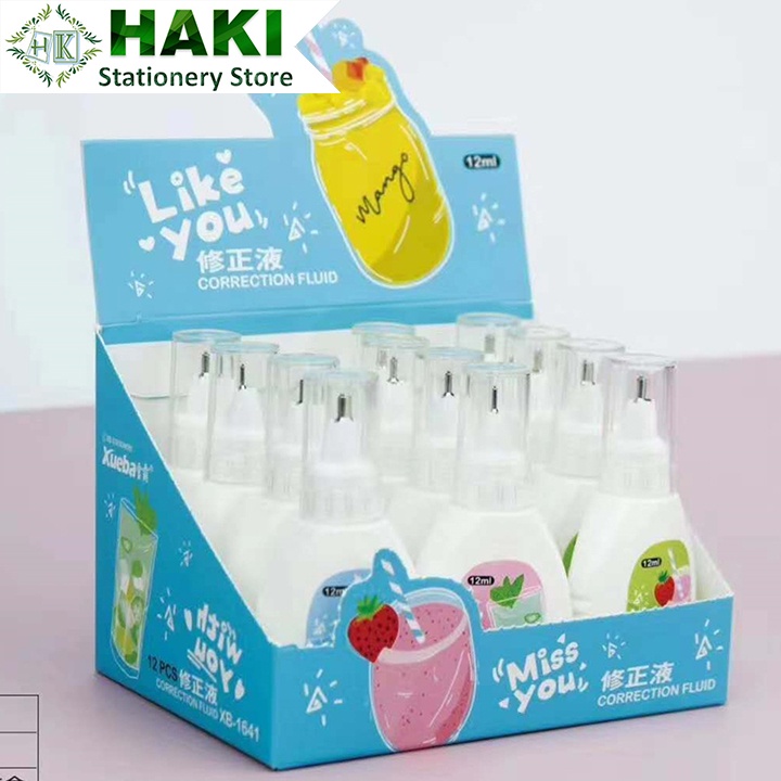 Bút xóa nước 12ml HAKI cute nhiều mẫu hoạt hình dễ thương B35