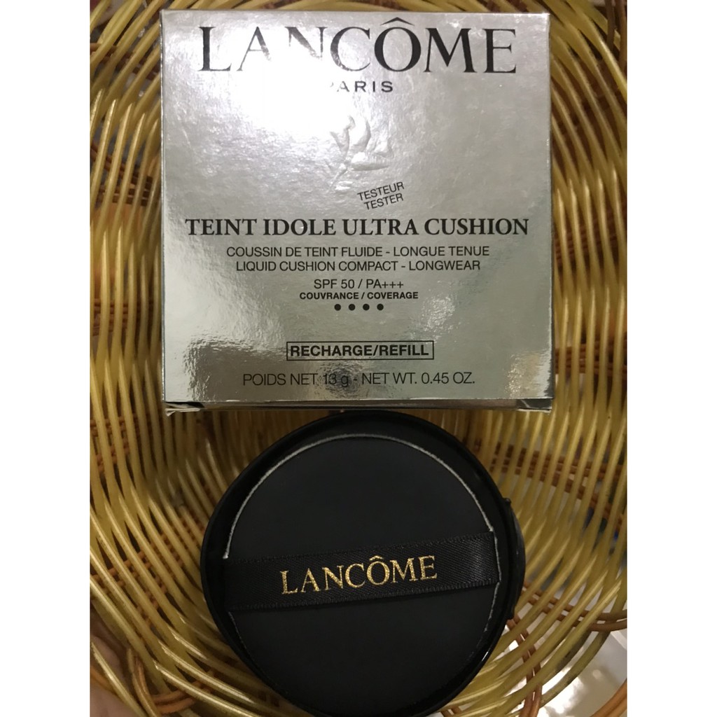 Lõi Kem nền dạng cushion độ che phủ cao - lâu trôi - chống nắng SPF 50 lancome TEINT IDOLE ULTRA CUSHION