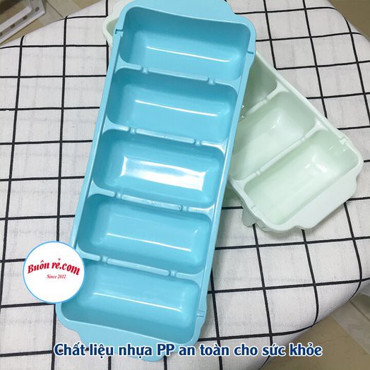 Khay làm đá 5 viên to nhựa dẻo VIỆT NHẬT PlASTIC (MS: 6928) - 01261