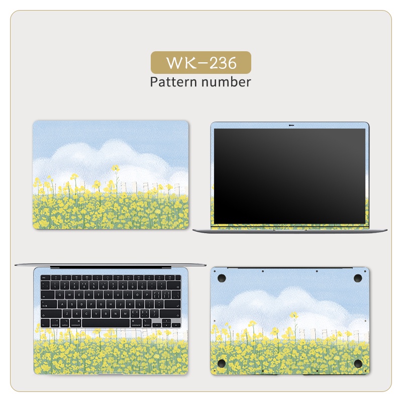 Miếng Dán laptop Trang Trí Chống Thấm Nước Cho for Asus Lenovo Dell HP Acer Huawei Honor macbook