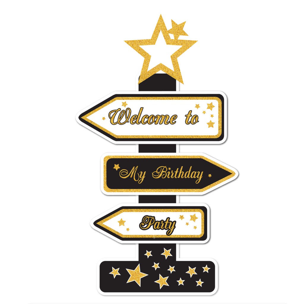 Cây welcome có sẵn chủ đề Đen Gold | BigBuy360 - bigbuy360.vn