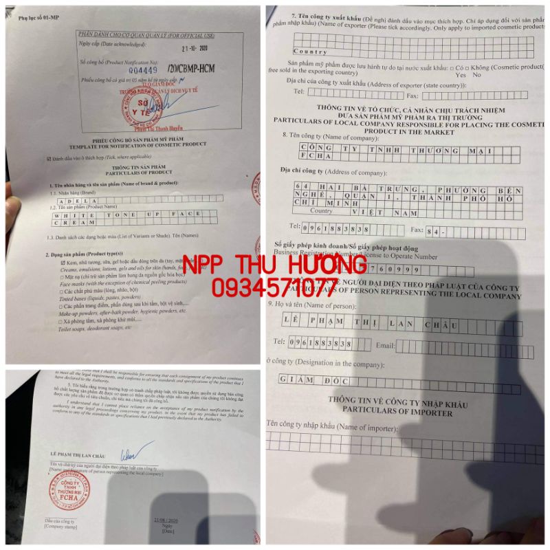 ADELA- Kem Dưỡng Trắng Da Nâng Tone