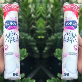 Bông tẩy trang Aura 150 miếng