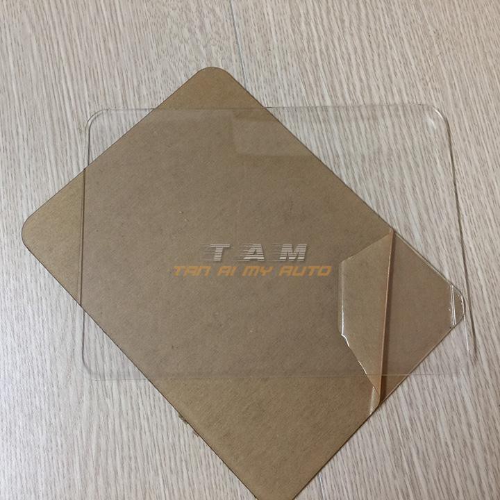 Khung Titan biển số kèm ốp inox mica ốc viền titan 7 màu XM-25