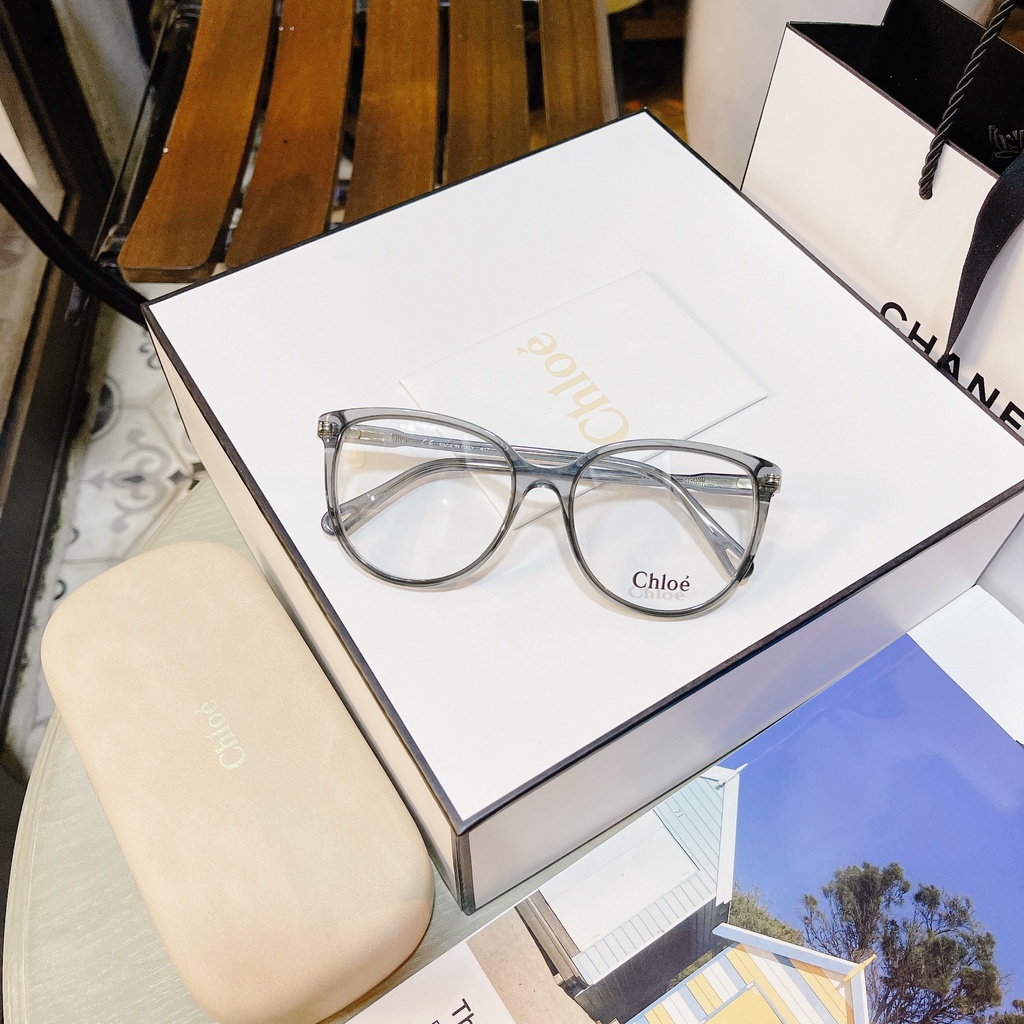Gọng cận Chloe viền xám đen CE2719  dark grey