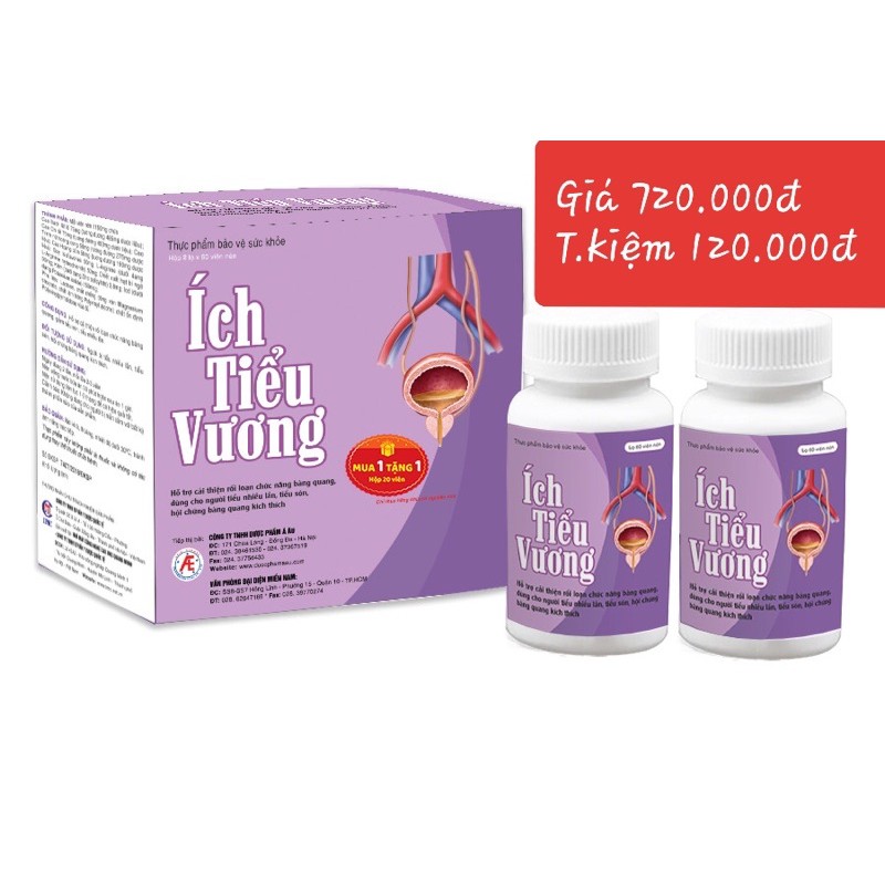 ÍCH TIỂU VƯƠNG hỗ trợ cho người tiểu đêm