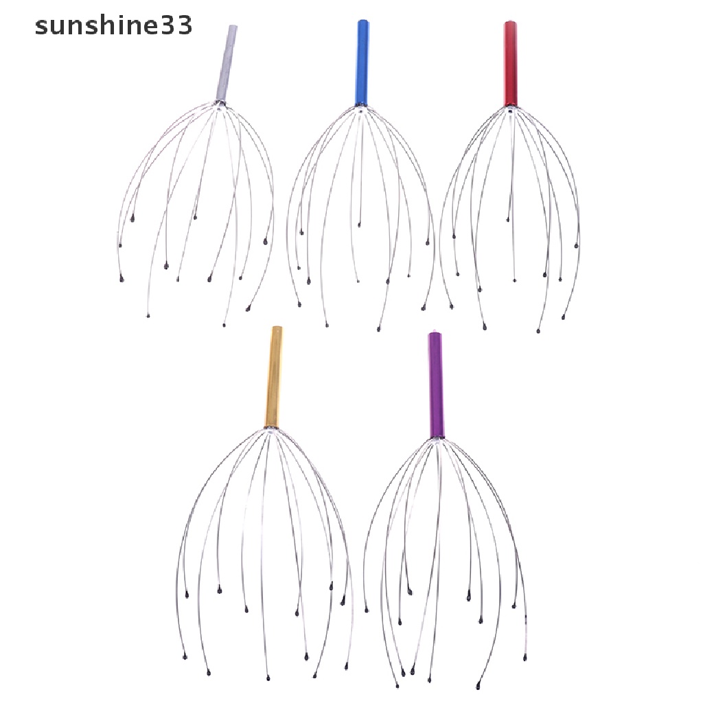[Hàng mới về] Dụng cụ mát xa đầu và cổ hình bạch tuộc tiện lợi