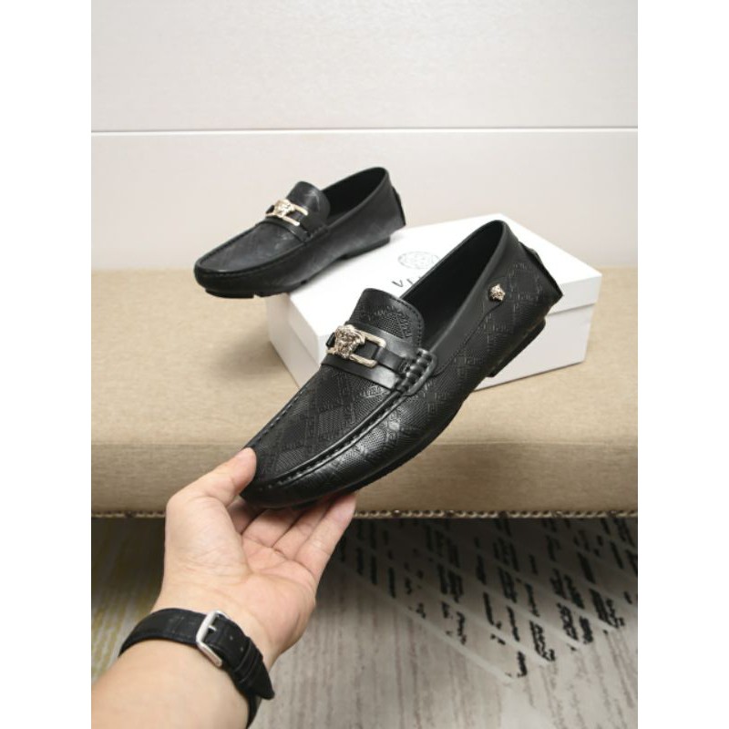 Giày lười da nam công sở Versace VS
