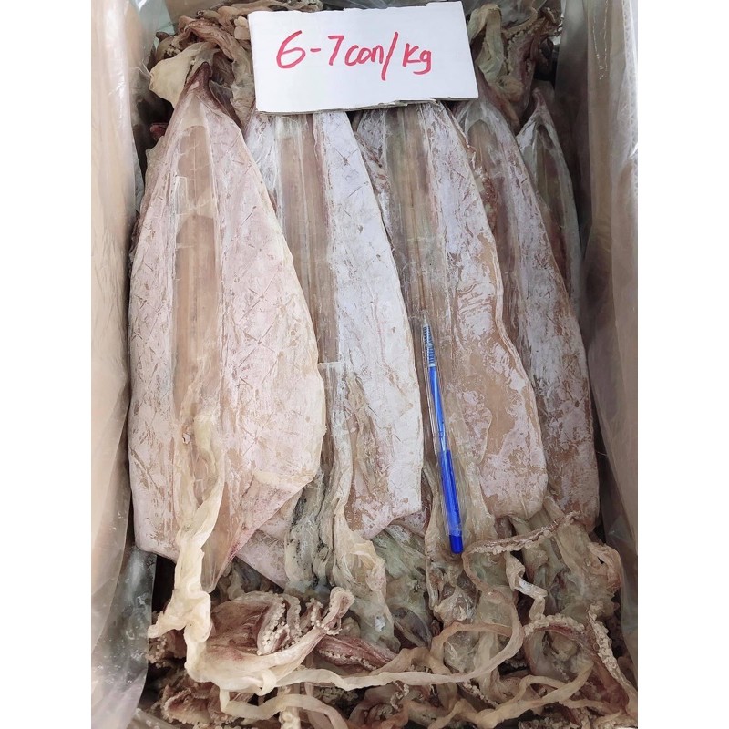 Mực Khô Chuẩn Loại 1 size đại 6con/Kg, 175k/1con