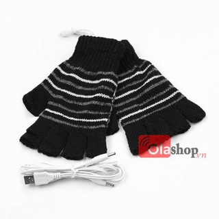 Găng Tay Sưởi Ấm Cổng USB 5V – Găng Tay Phát Nhiệt, Giữ Ấm Khi Làm Việc, Học Tập, Lái Xe