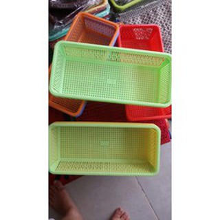 Combo 2 cái Rổ nhựa hình vuông 23*8*5