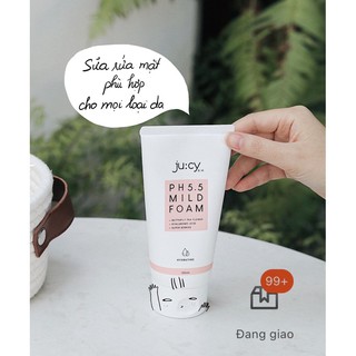 SỮA RỬA MẶT JU:CY PH 5.5 MILD FOAM (JUCY)