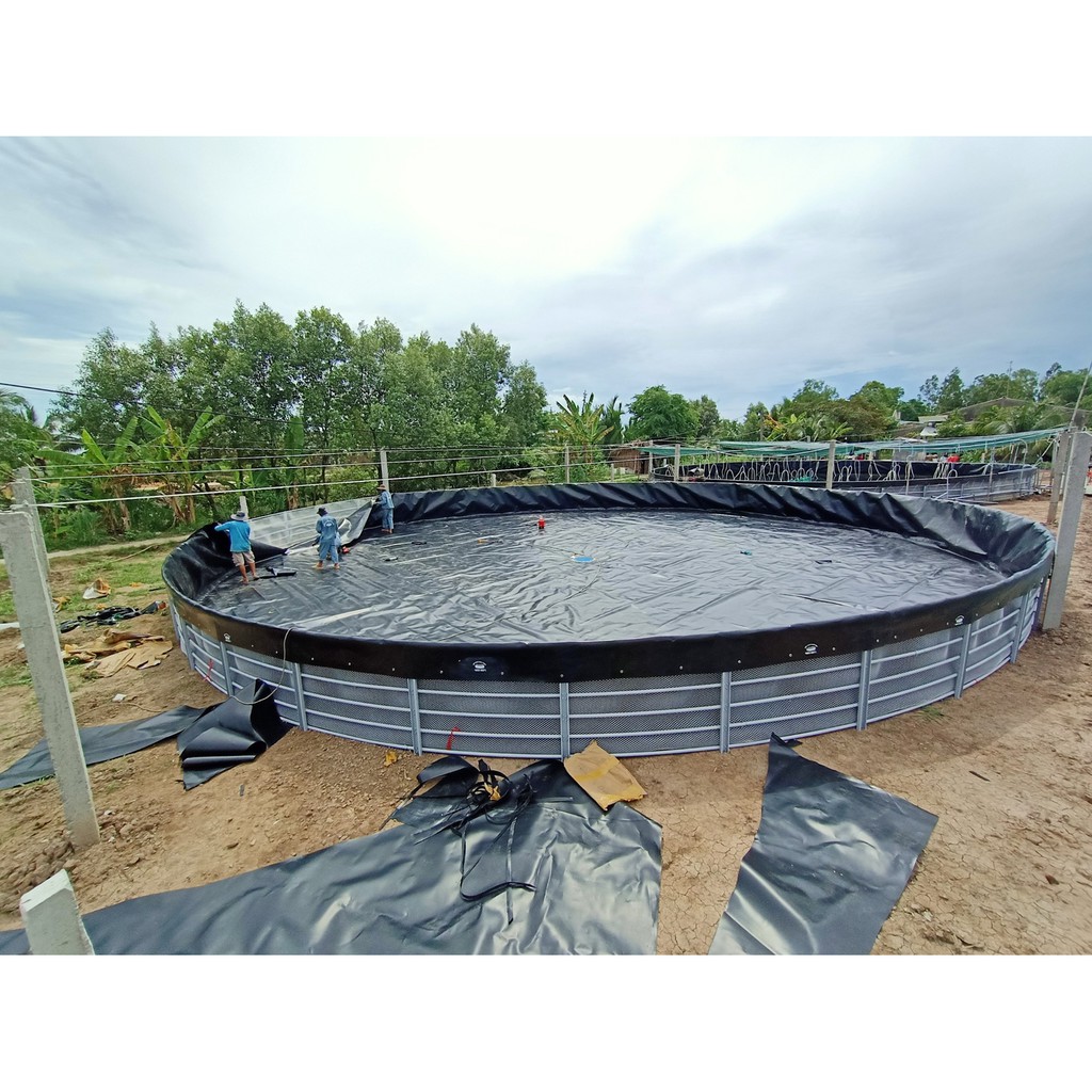 Bạt lót ao hồ HDPE 4m x 2m dày 0.5 bảo hành 5 năm