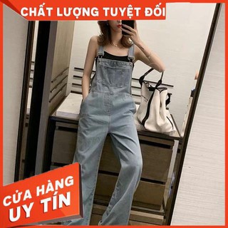 QUẦN YẾM JEANS DÀI ỐNG RỘNG- hình thật trải sàn