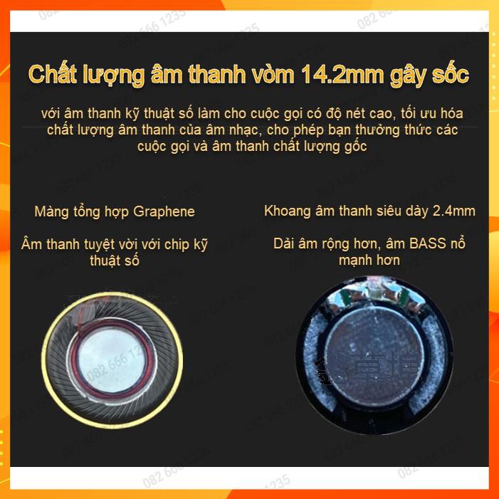 [Tai Nghe Bluetooth Hổ Vằn Xịn] Chip LOUDA 1562M Pin Siêu Trâu, Bản Cao Cấp Nhất, Âm Thanh Cực Hay + Bảo Hành 6 Tháng