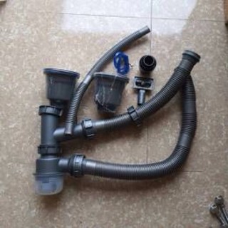 Bộ xiphong thoát chậu rửa bát safevn
