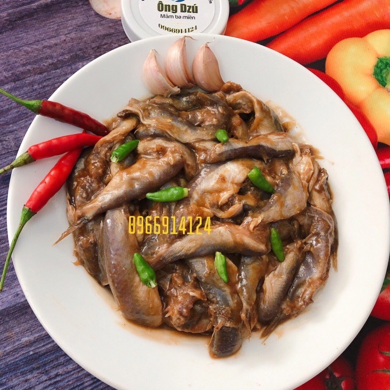 Mắm cá linh miền tây nguyên chất đóng hủ 500g