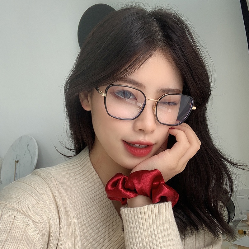 Gọng  kính cận thời trang nữ nam cao cấp chống tia UV bảo vệ mắt phong cách Hàn Quốc sang trọng thay được tròng cận 011