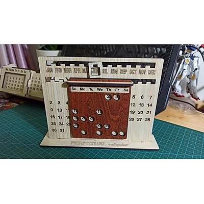 Lịch vạn niên ngày tháng để bàn trang trí bản phối màu. LỊCH MUA LẦN DÙNG MÃI