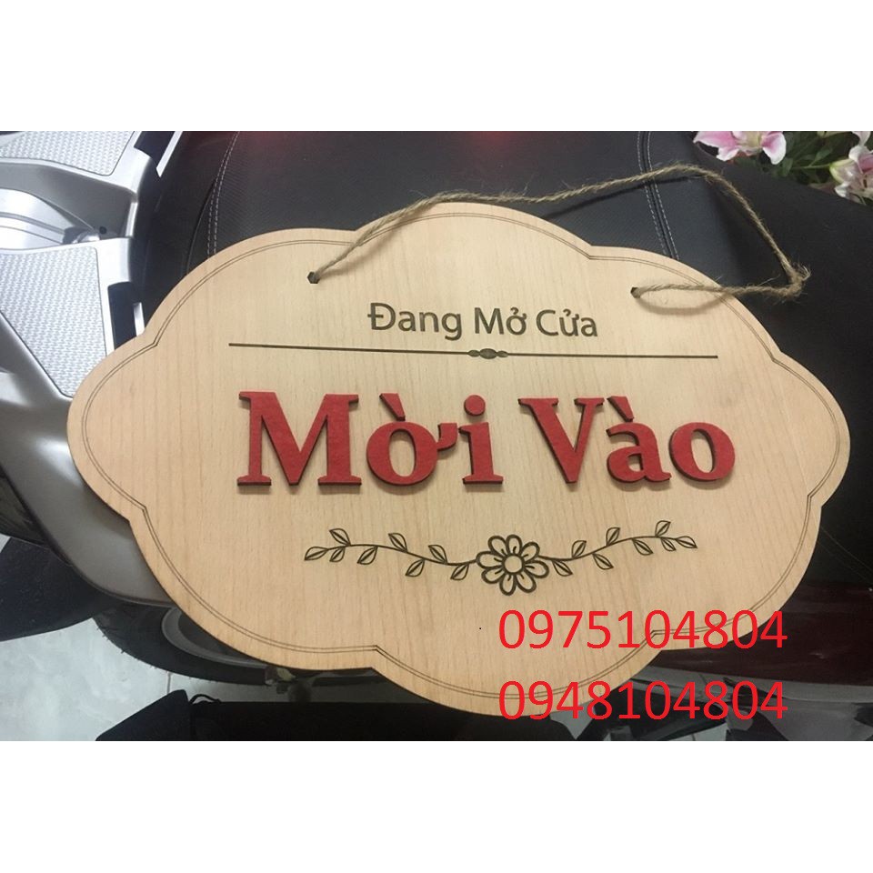 Biển treo shop quần áo: Hàng mới về, xả hàng....