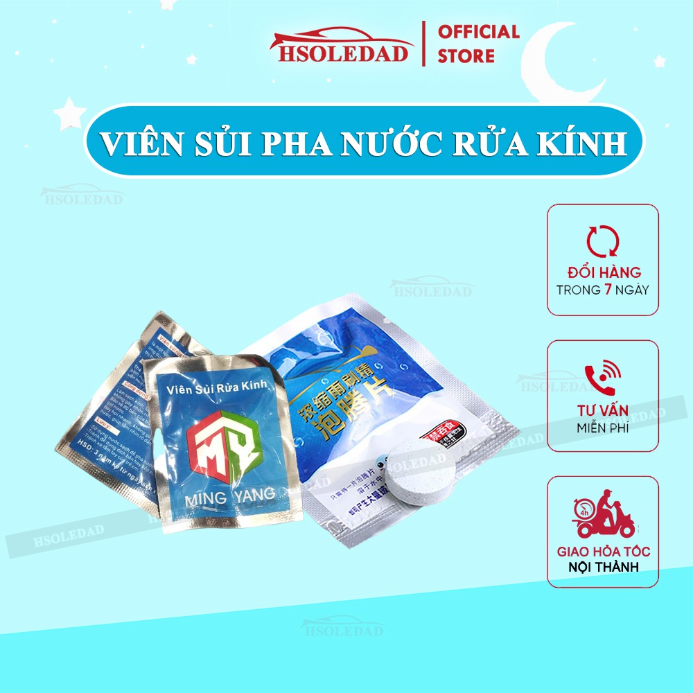  Kho sỉ Viên sủi pha nước rửa kính ô tô tẩy sạch kính