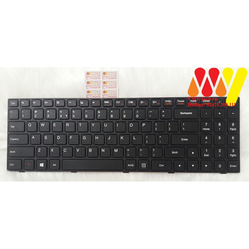 [BH 1 đổi 1] Bàn phím laptop Lenovo Ideadpad 300-15 B50-10 300-15 300-15IBY