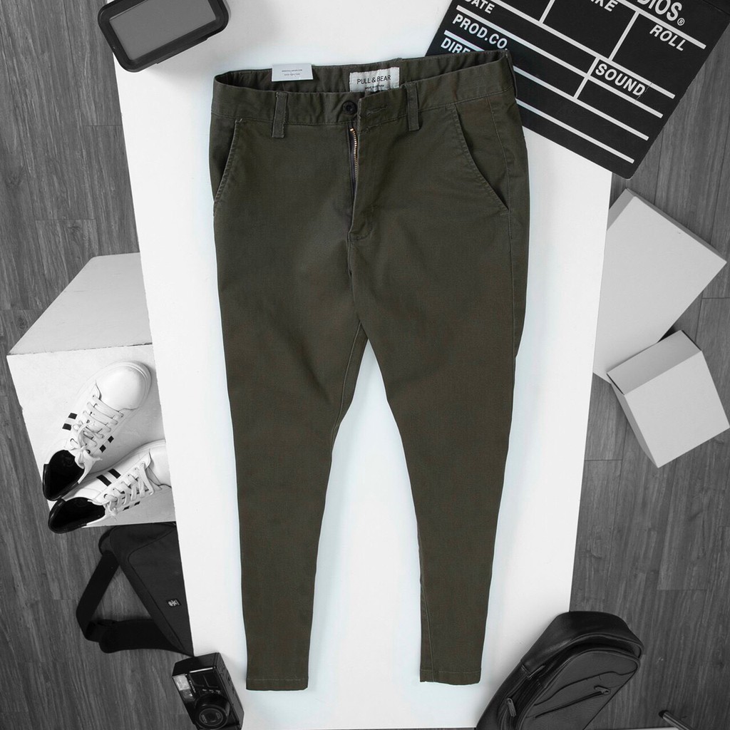 Quần Kaki Nam Cao Cấp Pull & Bear