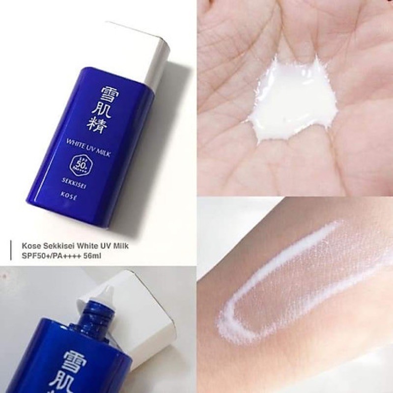 Sữa chống nắng dưỡng trắng ngăn ngừa nám tàn nhang Kosé Sekkisei White UV Milk | BigBuy360 - bigbuy360.vn