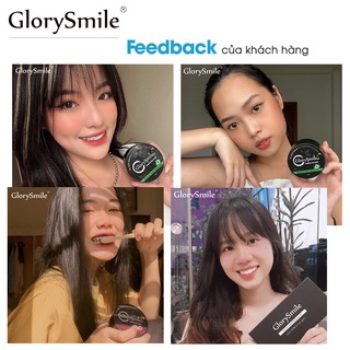 Bột Than Hoạt Tính Glorysmile vệ sinh răng miệng kem đánh răng trắng loại bỏ mảng bám cao răng