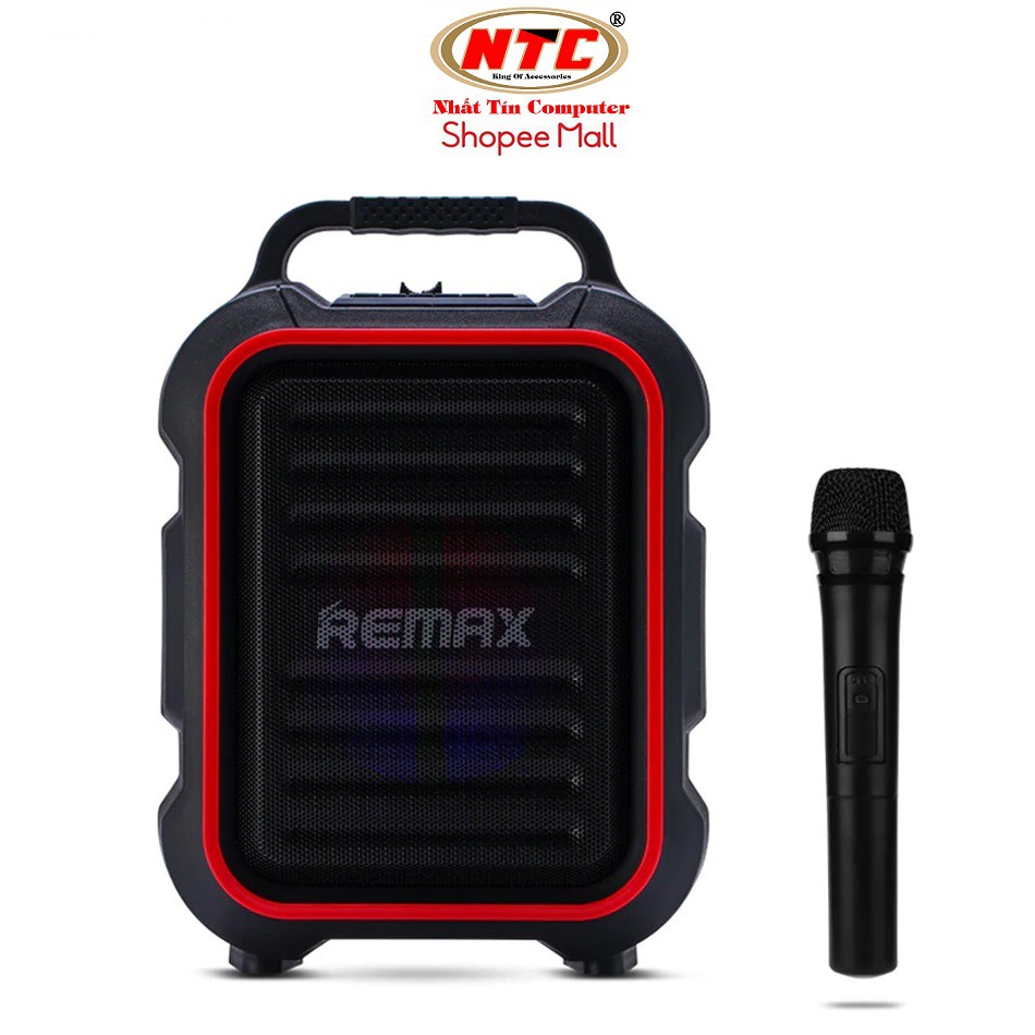 Loa kéo Karaoke Bluetooth cao cấp Remax RB-X3 công suất 15W + Kèm 1 micro không dây - Hãng phân phối chính thức