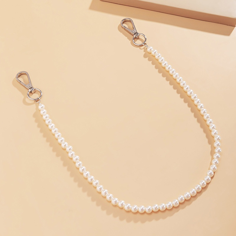 Youyo Ví Jean Nam Nữ Có Dây Xích Khóa Tôm Hùm Túi Phong Cách Hip Hop