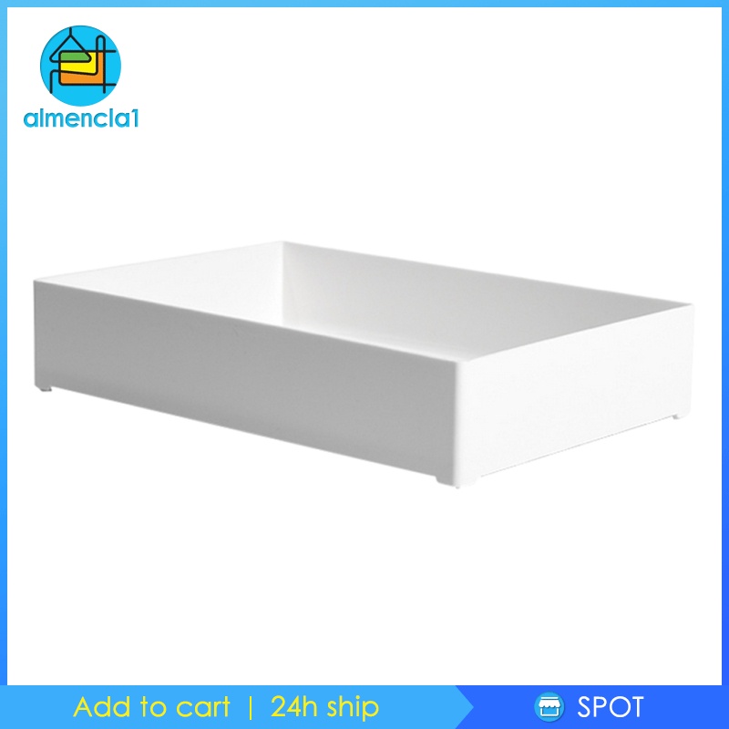 Khay đựng ngăn kéo màu trắng 30x20x6cm