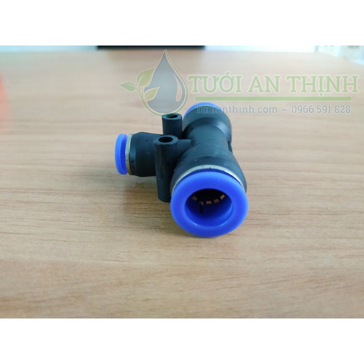 Tê chia 3 ( 2 đầu 12 ra ống 8mm)