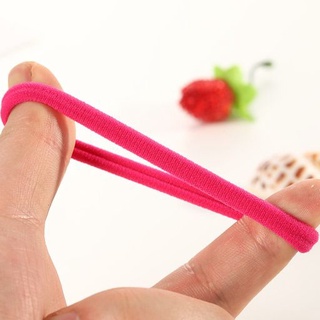 Combo 10 dây cột tóc trơn nhiều màu co giãn tốt