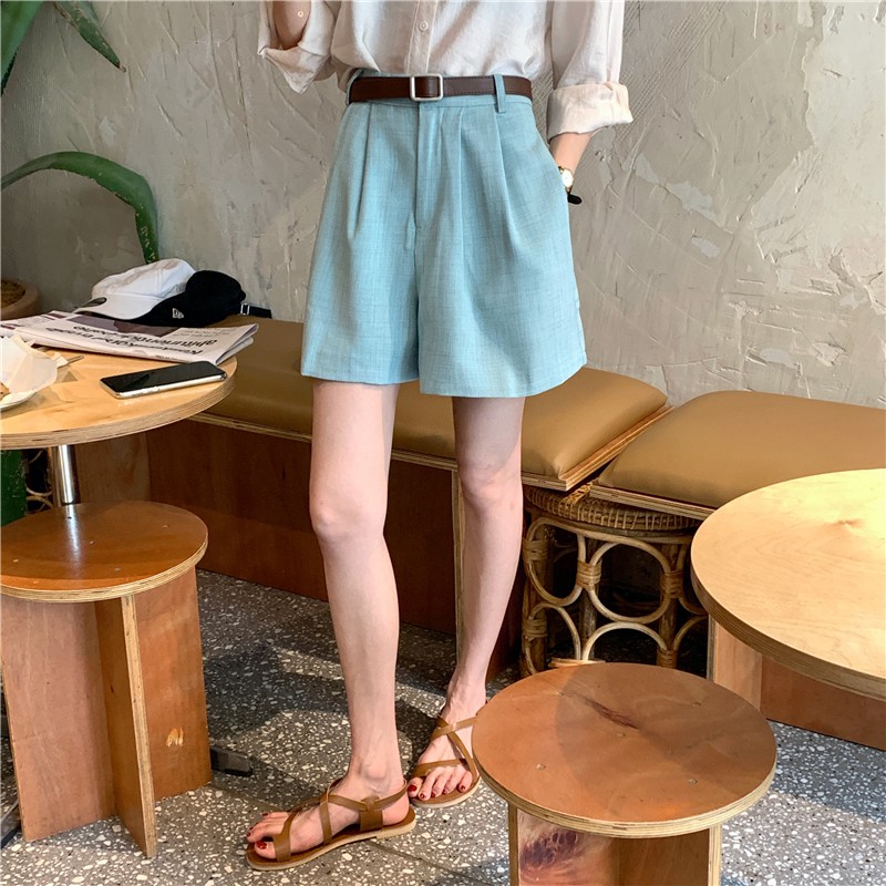 Áo somi lụa 3 màu + short vải 3 màu