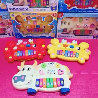 Đàn Piano Hình Con Bò Cho Bé