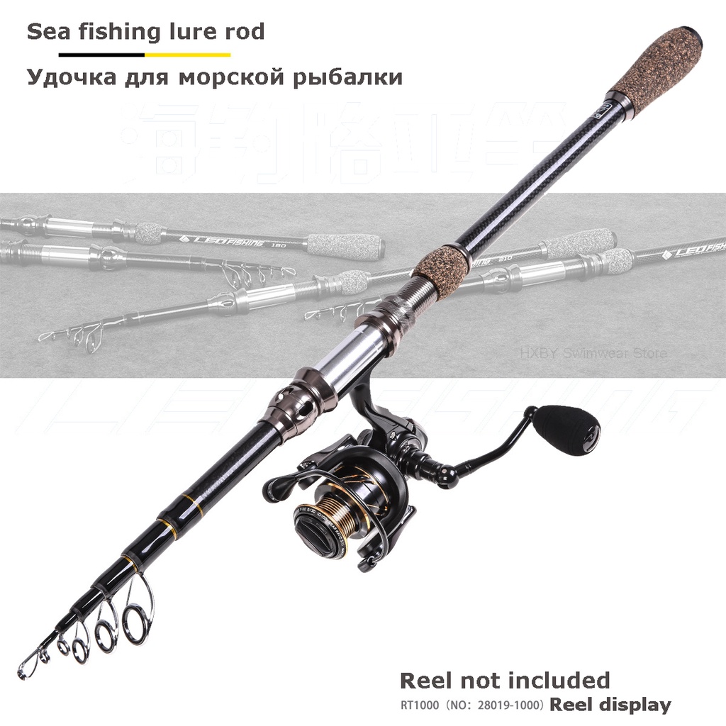 Cần Câu Cá Mini 1.8M 2.1M 2.4M Bằng Sợi Carbon Siêu Nhẹ