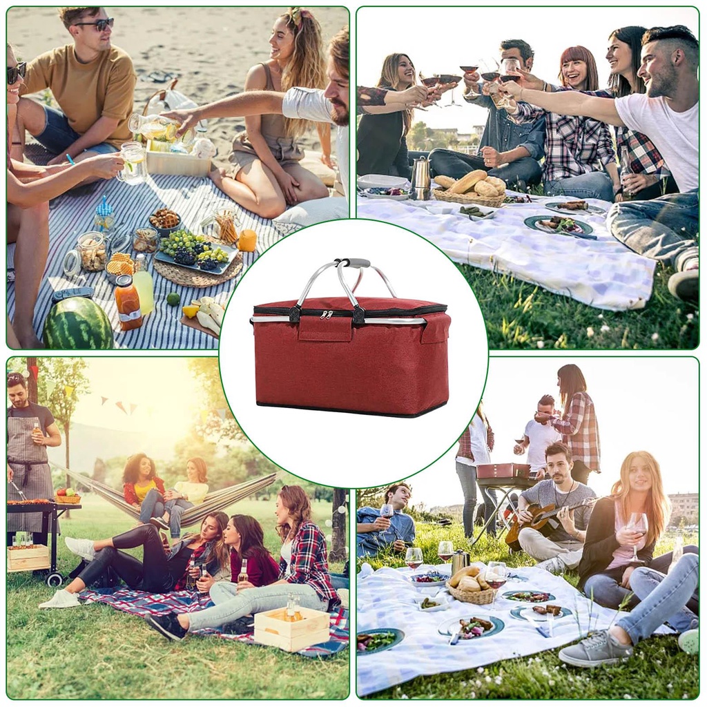 Túi Làm Lạnh Đựng Đồ Có Thể Gấp Gọn Tiện Dụng